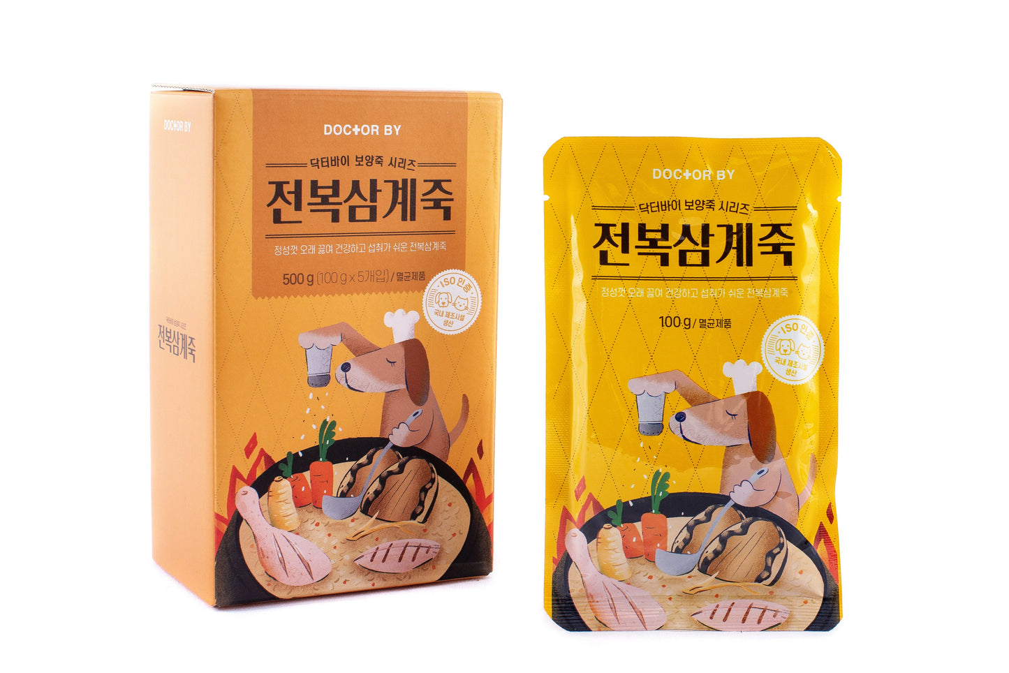[DOC+OR BY] Abalone & Ginseng & Chicken  Risotto ( Nourishing Food For Puppy ) 100g 5 pieces