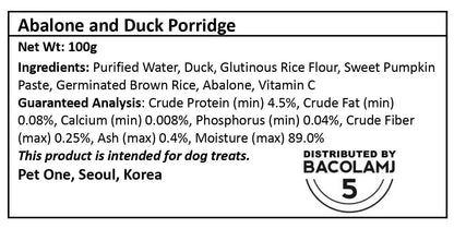 [DOC+OR BY] Abalone & Duck Risotto ( Nourishing Food For Puppy ) 100g 5 pieces