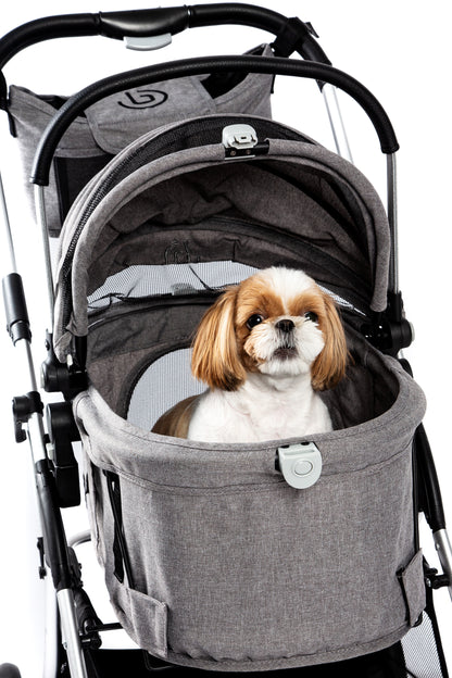 NotSoBig - Dorothy Plus Puppy Dog Cat Stroller Dog Stroller - Grey