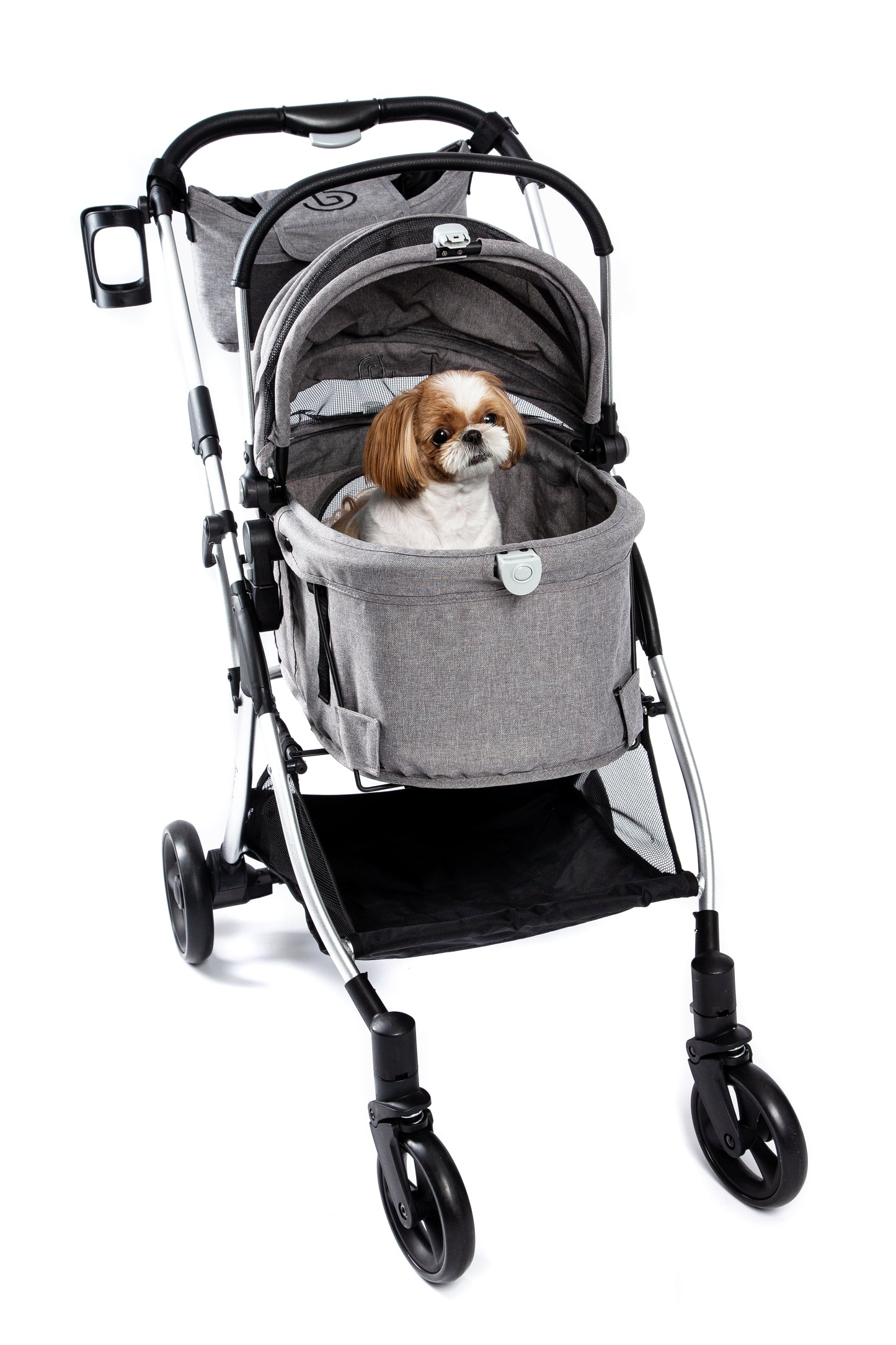 NotSoBig - Dorothy Plus Puppy Dog Cat Stroller Dog Stroller - Grey